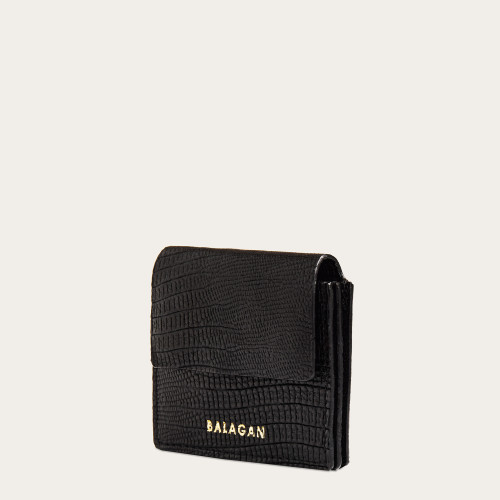 Akord wallet, black lizard | Balagan Studio