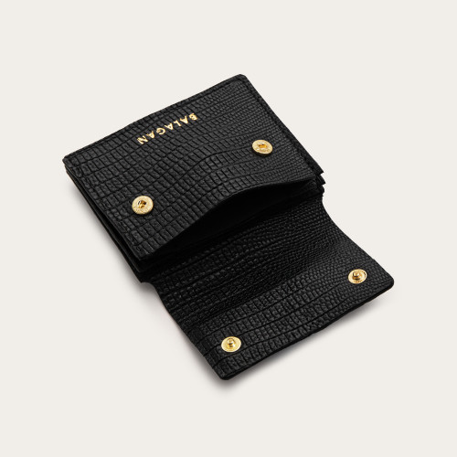 Akord wallet, black lizard | Balagan Studio