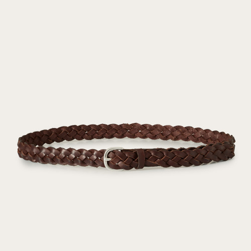 №6 Belt, brown braid | Balagan Studio
