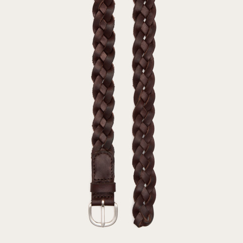 №6 Belt, brown braid | Balagan Studio