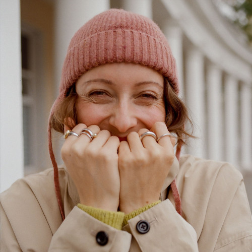 Halina Hat, pink melange | Balagan Studio