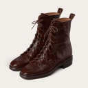 Tzava Boots, brown croco