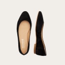 Mishor Ballerina, black suede
