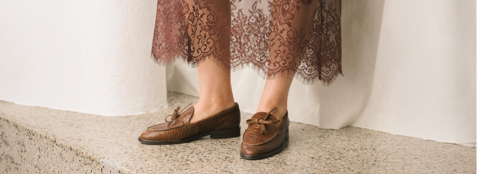 Mokasyny damskie skórzane – loafersy | Balagan