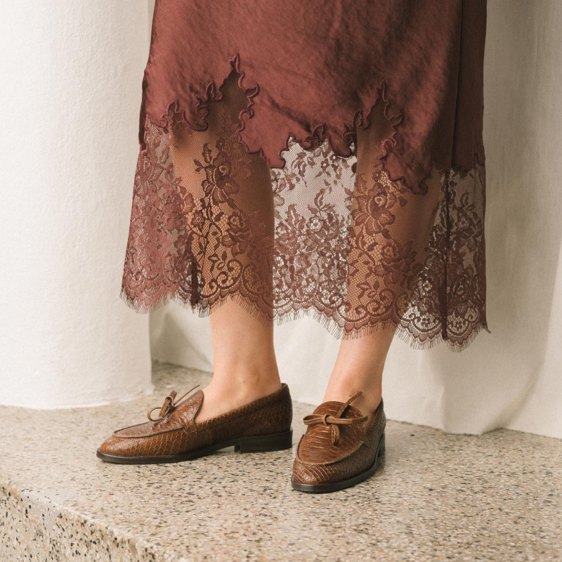 Mokasyny damskie skórzane – loafersy | Balagan