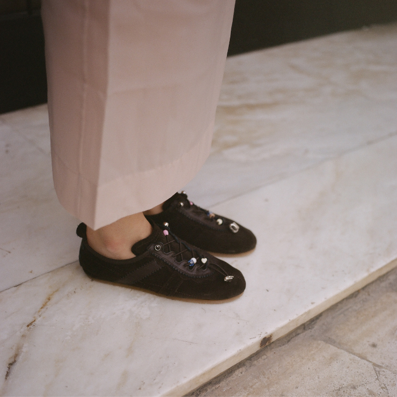 Sneakersy damskie skórzane – vintage | Balagan